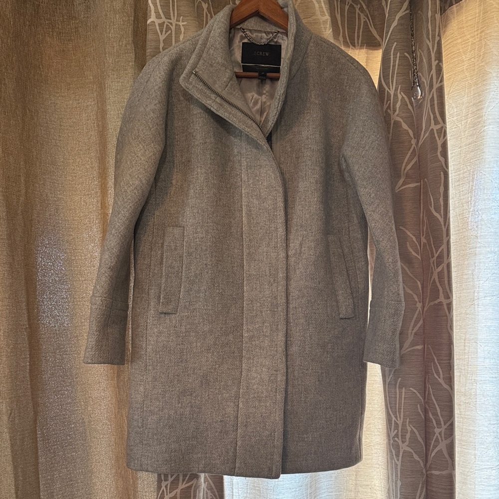 J. Crew Heather Gray Overcoat